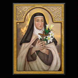 St. Teresa Margaret Redi Plaque & Holy Card Gift Set