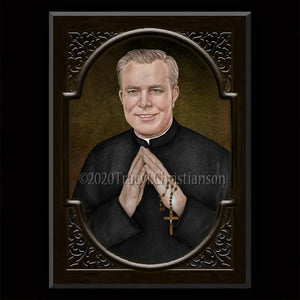 Fr. Patrick Peyton Plaque & Holy Card Gift Set
