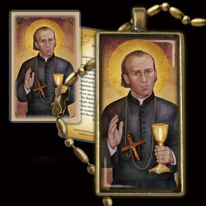 St. Gaspar del Bufalo Pendant & Holy Card Gift Set