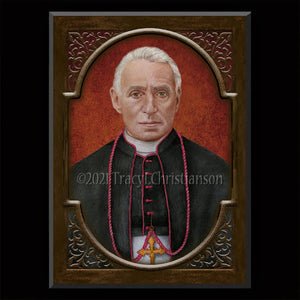 St. Giovanni Battista Scalabrini Plaque & Holy Card Gift Set
