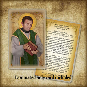 St. Joseph Cafasso Plaque & Holy Card Gift Set
