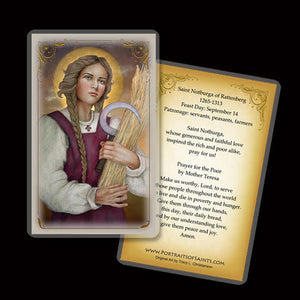 St. Notburga Holy Card