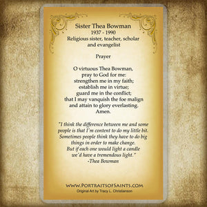 Sr. Thea Bowman Holy Card