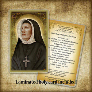 St. Rose Philippine Duchesne Plaque & Holy Card Gift Set