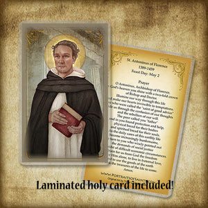 St. Antoninus of Florence Pendant & Holy Card Gift Set