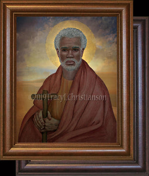 St. Moses the Black (The Ethiopian) Framed