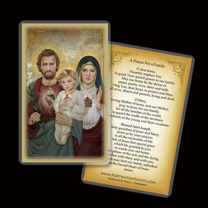 Holy Family (G) Holy Card