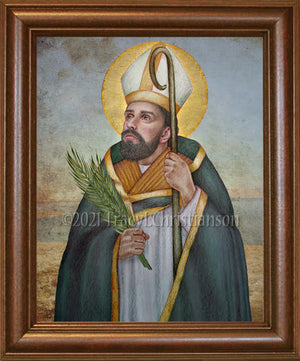 St. Erasmus of Formia Framed Art