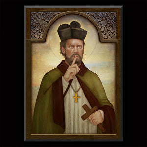 St. John Nepomucene Plaque & Holy Card Gift Set