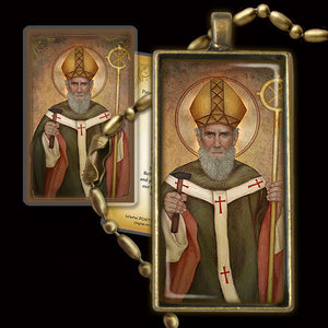 St. Eligius Pendant & Holy Card Gift Set