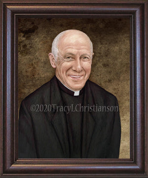 Fr. John Hardon Framed