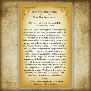 St. Teresa Margaret Redi Holy Card