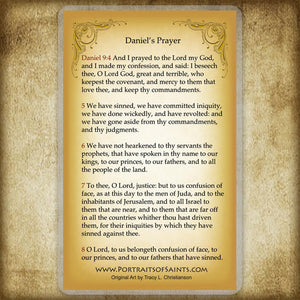 St. Daniel the Prophet Holy Card