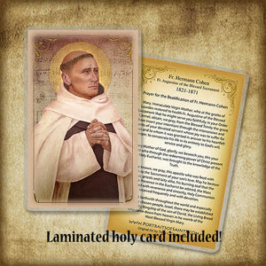 Fr. Hermann Cohen Plaque & Holy Card Gift Set