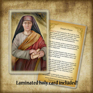 St. Daniel the Prophet Plaque & Holy Card Gift Set