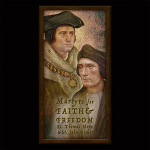 St. Thomas More & St. John Fisher Inspirational Plaque