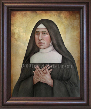 St. Pauline of the Agonizing Heart of Jesus Framed