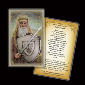 St. Joshua Holy Card