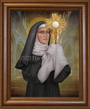 St. Juliana of Liege Framed Art