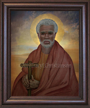 St. Moses the Black (The Ethiopian) Framed