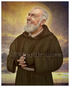 St. Padre Pio (C) Print