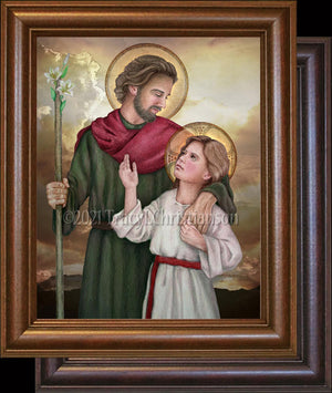 St. Joseph, Protector of Christ Framed
