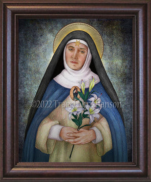 St. Beatrice of Silva Framed Art