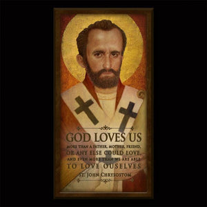 St. John Chrysostom Inspirational Plaque