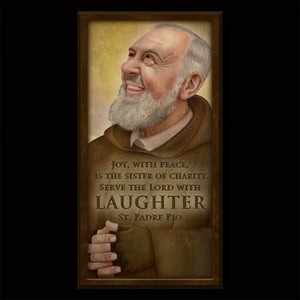 St. Padre Pio (C) Inspirational Plaque