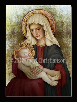 Christmas Card Madonna & Child (B)