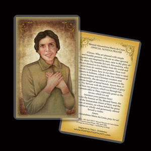Bl. Alexandrina Maria da Costa Holy Card