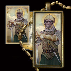 St. Maurice Pendant & Holy Card Gift Set