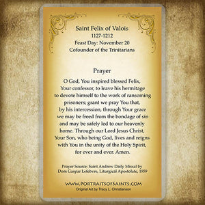 St. Felix of Valois Holy Card