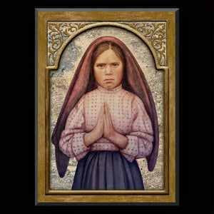 Venerable Sr. Lucia of Fatima Plaque & Holy Card Gift Set