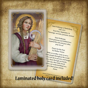 St. Notburga Pendant & Holy Card Gift Set