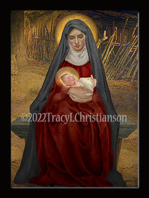 Christmas Card Madonna & Child (D)