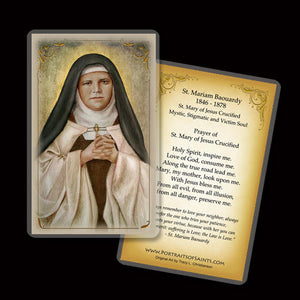 St. Mariam Baouardy Holy Card