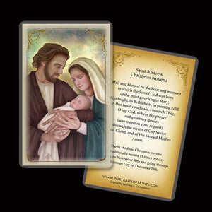 Holy Family (H) Holy Card / St. Andrew Christmas Novena