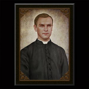 Bl. Fr. Michael McGivney Plaque & Holy Card Gift Set