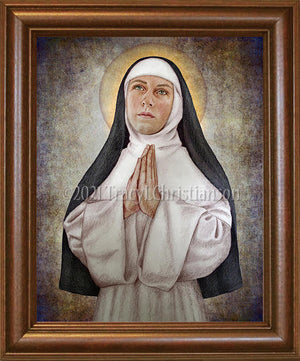 St. Alice of Schaerbeek Framed Art