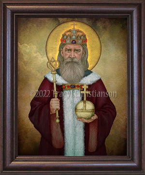 St. Stephen of  Hungary Framed Art