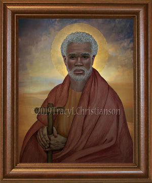 St. Moses the Black (The Ethiopian) Framed