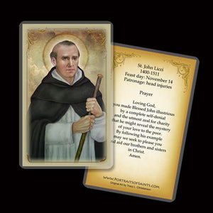 St. John Licci Holy Card