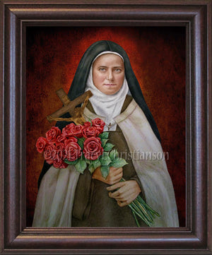 St. Therese of Lisieux (D) Framed