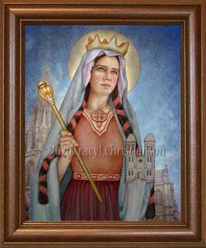 St. Clotilde Framed Art