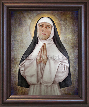 St. Alice of Schaerbeek Framed Art