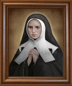 St. Bernadette (B) Framed