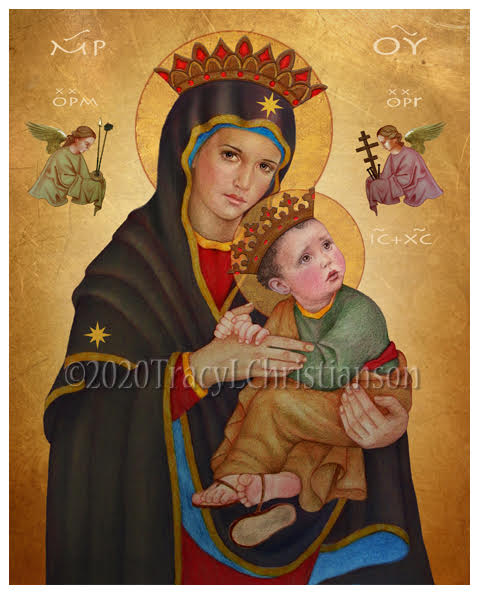 Our Lady of Perpetual Help Print - Portraits of Saints