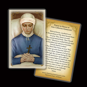 Bl. Anne Catherine Emmerich Holy Card