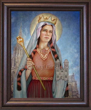 St. Clotilde Framed Art